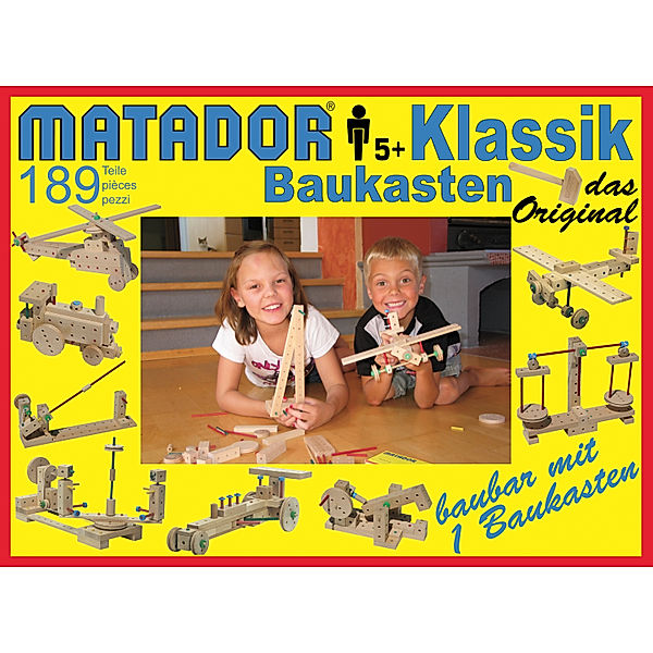 Matador Aktionsbaukasten Klassik, 189 Teile