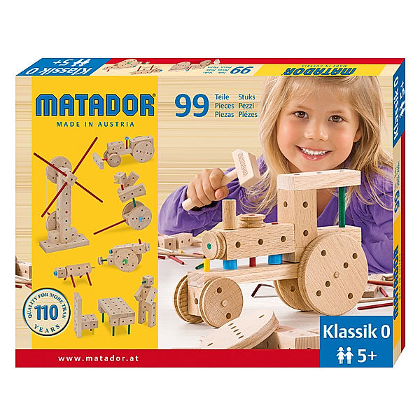 Matador Baukasten Klassik 0, 99 Teile