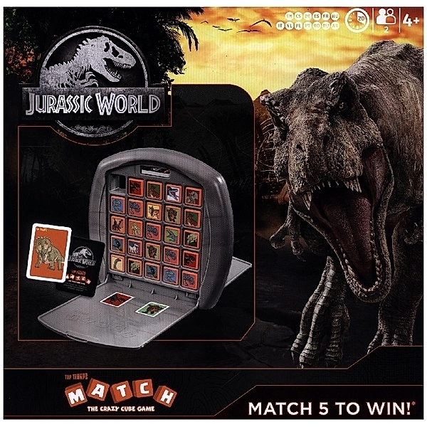 Winning Moves Match Jurassic World (Kinderspiel)