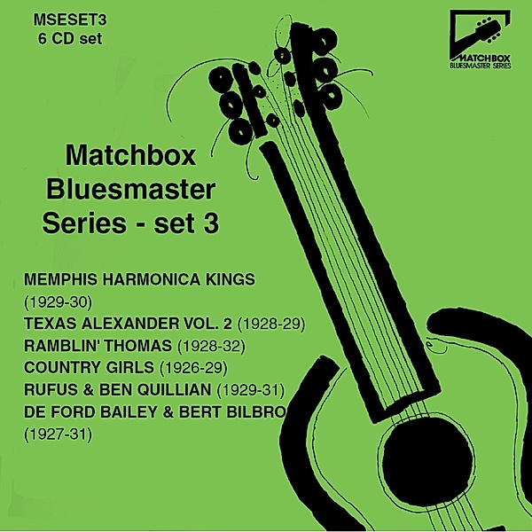 Matchbox Bluesmaster Series Set 3, Diverse Interpreten