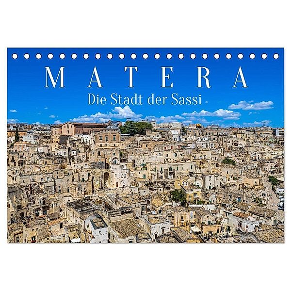 Matera - Die Stadt der Sassi (Tischkalender 2024 DIN A5 quer), CALVENDO Monatskalender, Dieter Meyer