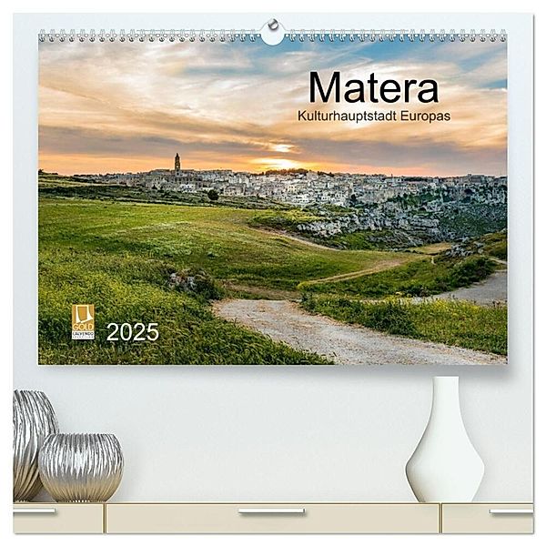 Matera (hochwertiger Premium Wandkalender 2025 DIN A2 quer), Kunstdruck in Hochglanz, Calvendo, Carmen Steiner und Matthias Konrad