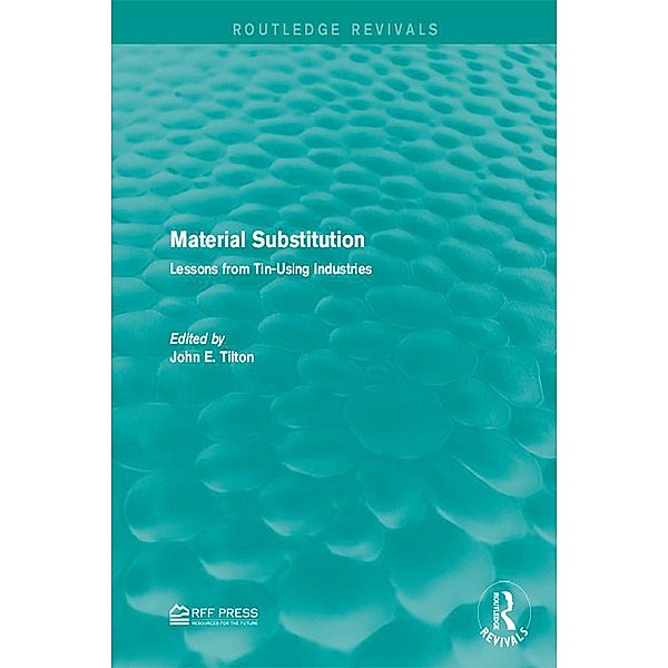Material Substitution / Routledge Revivals