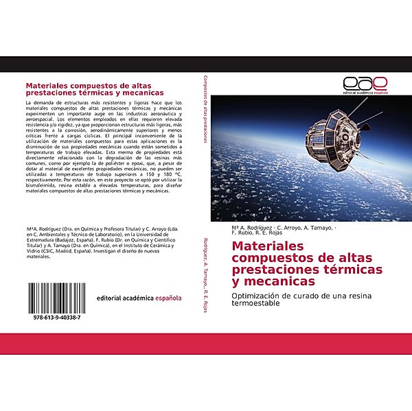 Materiales compuestos de altas prestaciones térmicas y mecanicas, Mª A. Rodríguez, , C. Arroyo, A. Tamayo, F. Rubio, R. E. Rojas