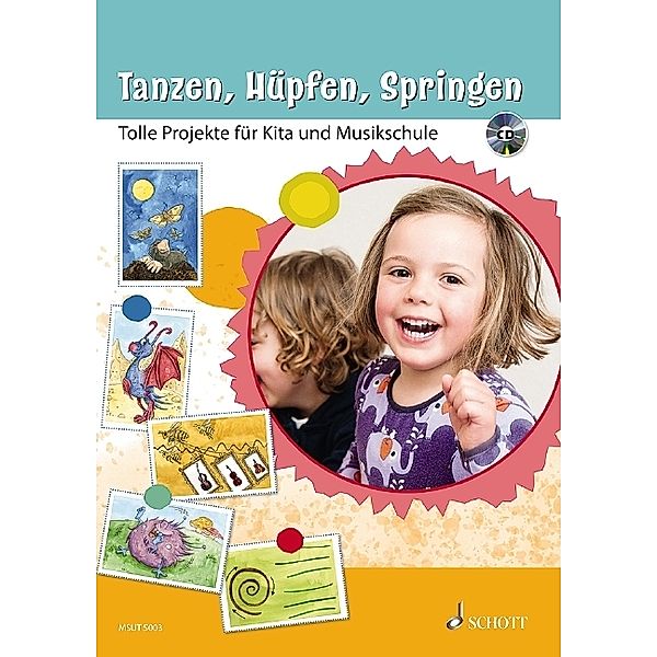 Materialkiste Musik, Spiel und Tanz / Tanzen, Hüpfen, Springen, m. Audio-CD