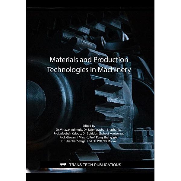 Materials and Production Technologies in Machinery