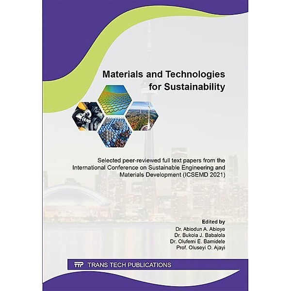 Materials and Technologies for Sustainability