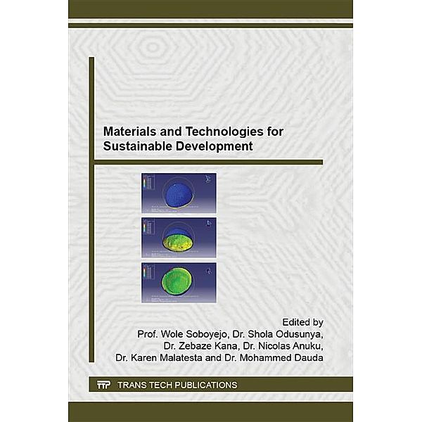 Materials and Technologies for Sustainable Development