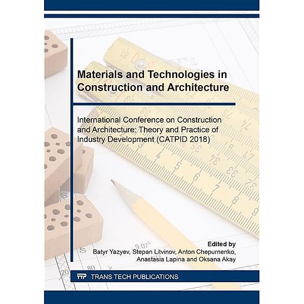 Materials and Technologies in Construction and Architecture