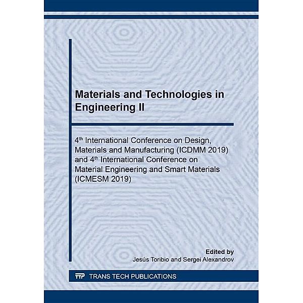 Materials and Technologies in Engineering II