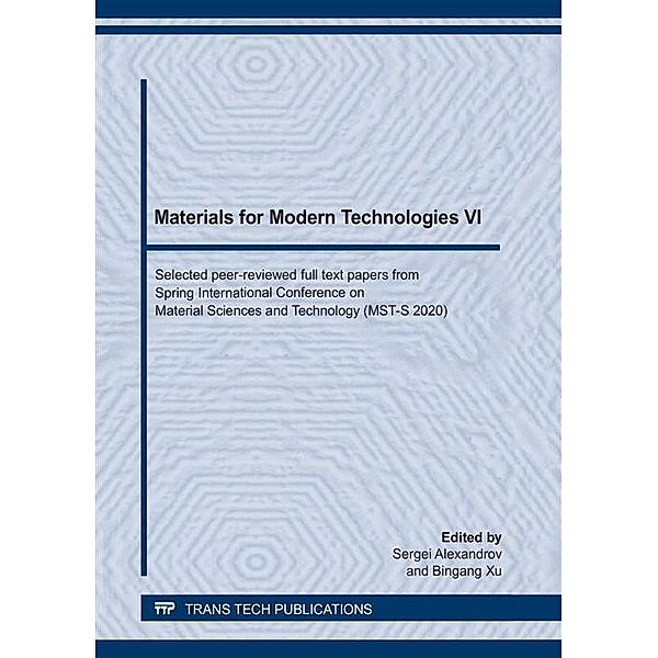 Materials for Modern Technologies VI