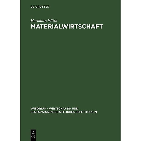 Materialwirtschaft / Jahrbuch des Dokumentationsarchivs des österreichischen Widerstandes, Hermann Witte