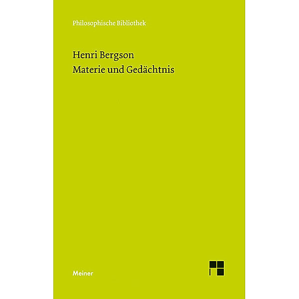 Materie und Gedächtnis, Henri Bergson