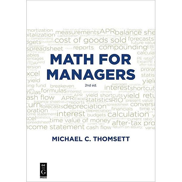 Math for Managers / De|G Press, Michael C. Thomsett
