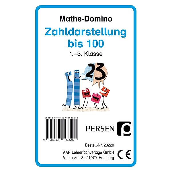 Mathe-Domino: Zahldarstellung bis 100, Kartenspiel, Klara Kirschbaum, Luise Welfenstein