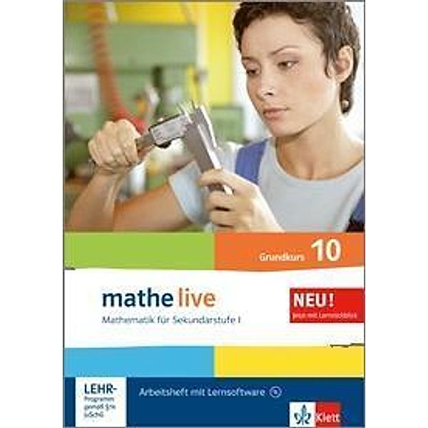 mathe live, Neubearbeitung: mathe live 10 G, m. 1 CD-ROM