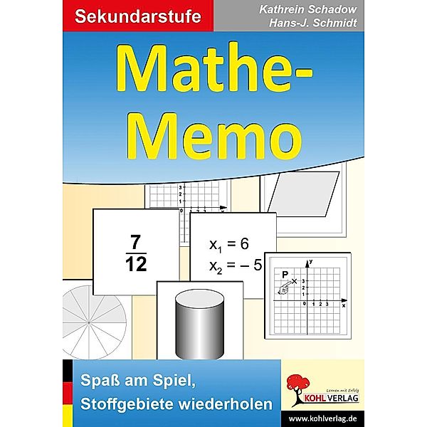 Mathe-Memo, Kathrein Schadow, Hans. -J. Schmidt