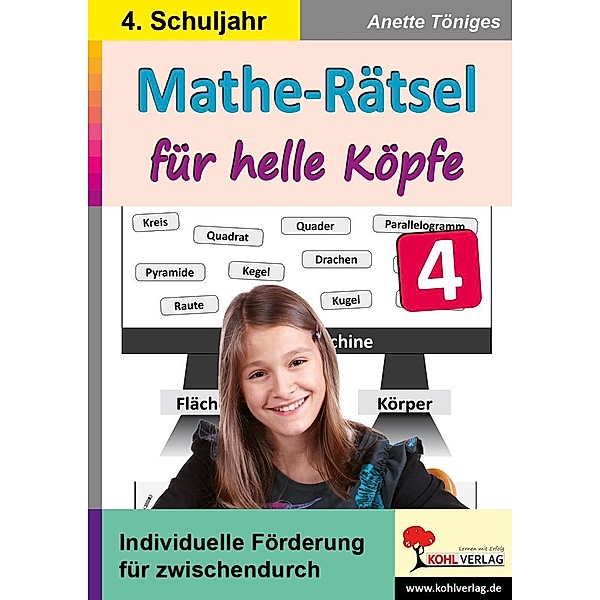 Mathe-Rätsel für helle Köpfe / 4. Schuljahr, Anette Töniges