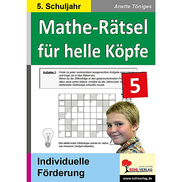 Mathe-Rätsel für helle Köpfe / 5. Schuljahr, Anette Töniges