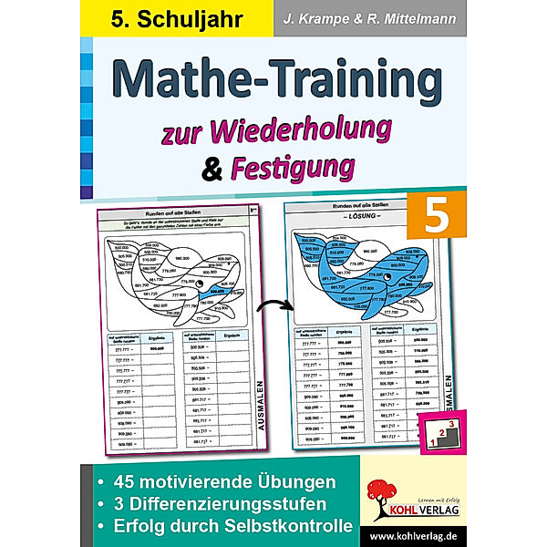 Mathe-Training zur Wiederholung und Festigung / Klasse 5, Jörg Krampe, Rolf Mittelmann