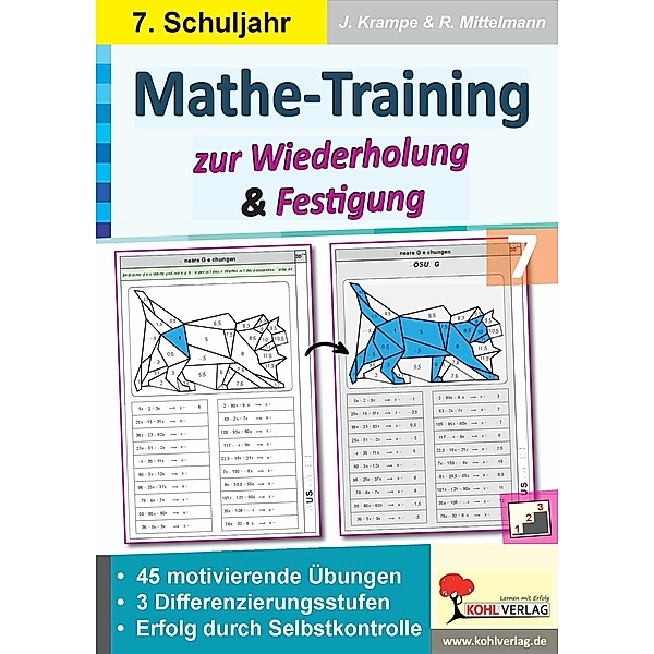 Mathe-Training zur Wiederholung und Festigung / Klasse 7, Jörg Krampe, Rolf Mittelmann