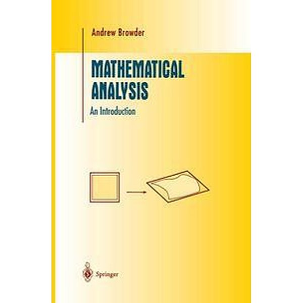 Mathematical Analysis, Andrew Browder