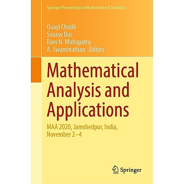 Mathematical Analysis and Applications / Springer Proceedings in Mathematics & Statistics Bd.381