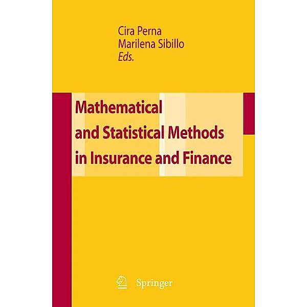 Mathematical and Statistical Methods for Insurance and Finance