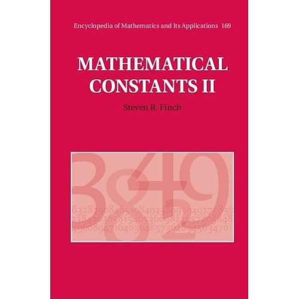Mathematical Constants II, Steven R. Finch