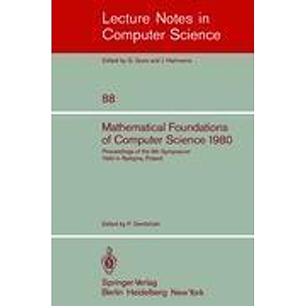 Mathematical Foundations of Computer Science 1980