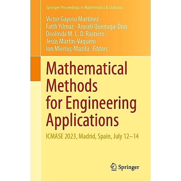 Mathematical Methods for Engineering Applications / Springer Proceedings in Mathematics & Statistics Bd.439