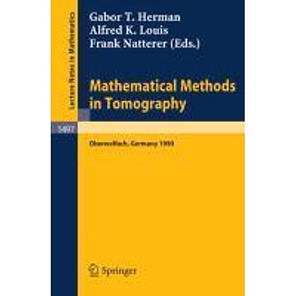 Mathematical Methods in Tomography