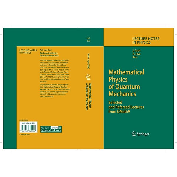 Mathematical Physics of Quantum Mechanics / Lecture Notes in Physics Bd.690, Joachim Asch, Alain Joye