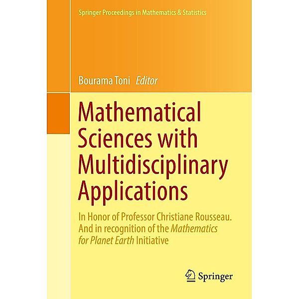 Mathematical Sciences with Multidisciplinary Applications / Springer Proceedings in Mathematics & Statistics Bd.157