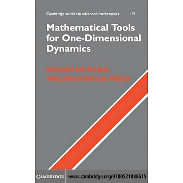 Mathematical Tools for One-Dimensional Dynamics, Edson de Faria