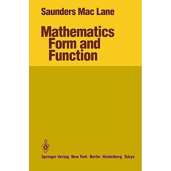 Mathematics Form and Function, Saunders MacLane