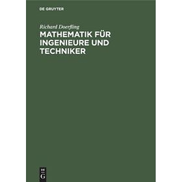 Mathematik für Ingenieure und Techniker, Richard Doerfling
