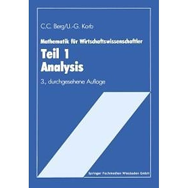 Mathematik für Wirtschaftswissenschaftler, Ulf G. Korb