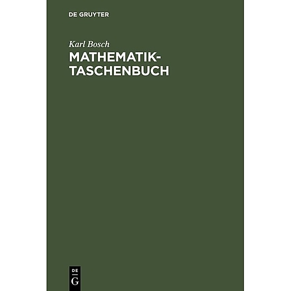 Mathematik-Taschenbuch, Karl Bosch