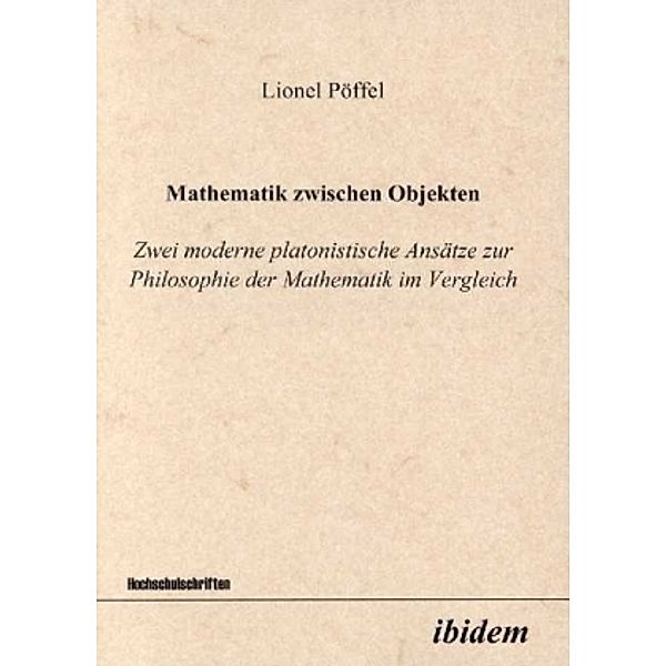 Mathematik zwischen Objeken, Lionel Pöffel