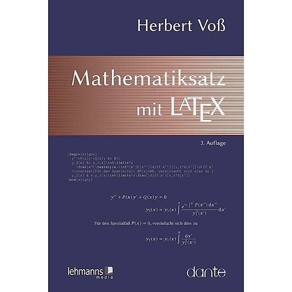 Mathematiksatz mit LaTeX, Herbert Voß