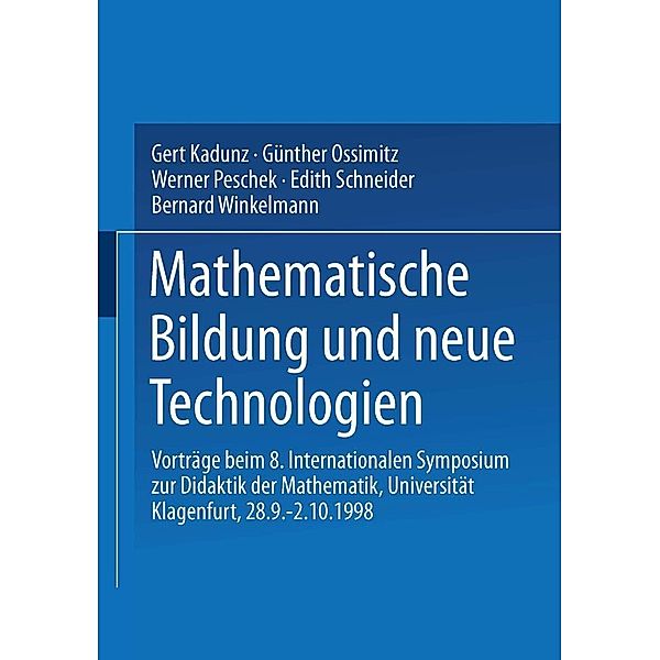 Mathematische Bildung und neue Technologien