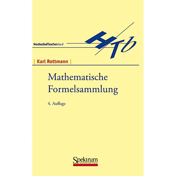 Mathematische Formelsammlung, Karl Rottmann