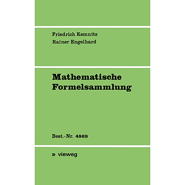 Mathematische Formelsammlung, Friedrich Kemnitz, Rainer Engelhard