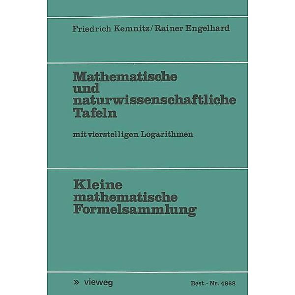 Mathematische und naturwissenschaftliche Tafeln, Rainer Engelhard, Friedrich Kemnitz