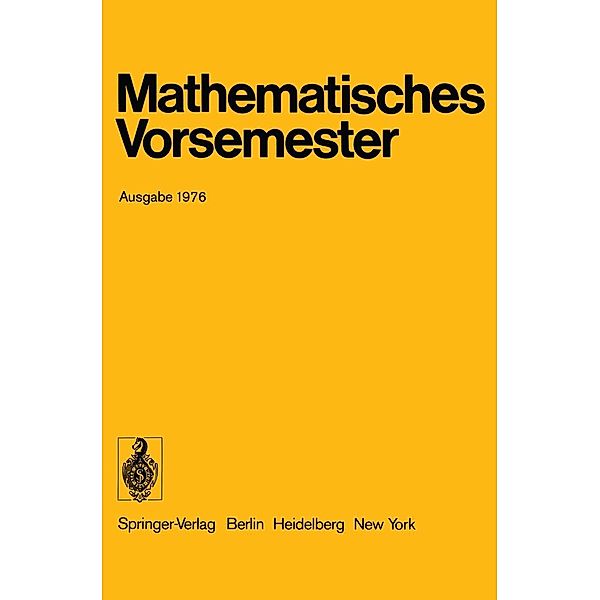 Mathematisches Vorsemester