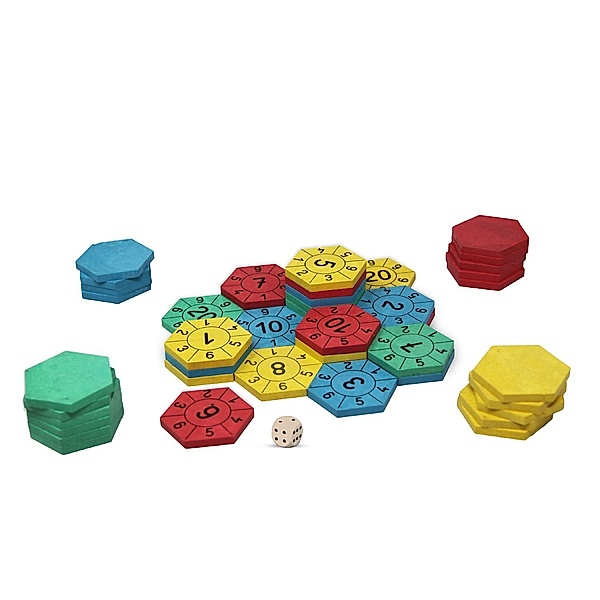 Wissner Mathespiel - Zahlenburg Hexagon