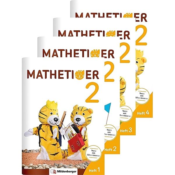Mathetiger, Neubearbeitung 2016: Bd.2 Mathetiger 2 - Heftausgabe, m. 1 CD-ROM, 4 Teile, Thomas Laubis, Eva Schnitzer