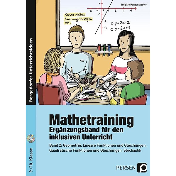Mathetraining 9./10. Klasse Bd. 2 - Ergänzungsband, m. 1 CD-ROM, Brigitte Penzenstadler