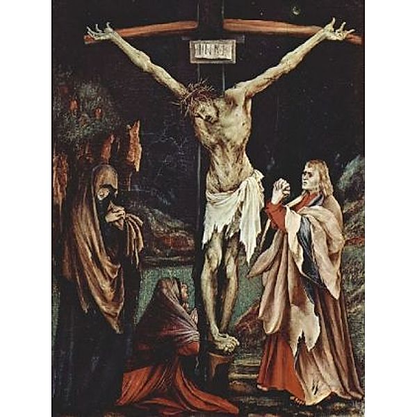 Mathis Gothart Grünewald - Christus am Kreuz, Maria, Maria Magdalena und Hl. Johannes, Gesamtansicht - 100 Teile (Puzzle